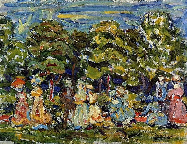 Maurice Prendergast Summer in the Park china oil painting image